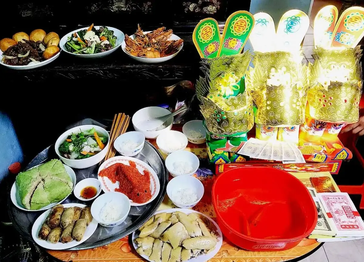 Mâm Cỗ Cúng ông táo về trời
